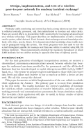 Cover page: Design, implementation, and test of a wireless peer-to-peer network for roadway incident exchange