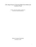 Cover page: A Re-design Proposal: Connecting Whole Foods Market and Codornices Creek