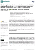 Cover page: Monitoring Site-Specific Fermentation Outcomes via Oxidation Reduction Potential and UV-Vis Spectroscopy to Characterize “Hidden” Parameters of Pinot Noir Wine Fermentations