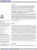 Cover page: Analysis of ancestry heterozygosity suggests that hybrid incompatibilities in threespine stickleback are environment dependent