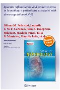 Cover page: Systemic inflammation and oxidative stress in hemodialysis patients are associated with down-regulation of Nrf2