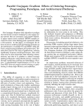 Cover page: Parallel conjugate gradient: effects of ordering strategies, 
programming paradigms, and architectural platforms