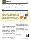 Cover page: Role of Molecular Modification and Protein Folding in the Nucleation and Growth of Protein–Metal–Organic Frameworks