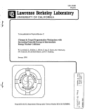 Cover page: Changes in Target Fragmentation Mechanisms with Increasing Projectile Energy in Intermediate Energy Nuclear Collisions