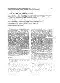 Cover page: A dual marking technique for microelectrode tracks and localization recording sites.