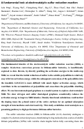 Cover page: A fundamental look at electrocatalytic sulfur reduction reaction