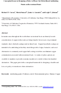 Cover page: Conceptual Issues in Designing a Policy to Phase Out Metal-Based Antifouling Paints on Recreational Boats