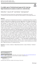 Cover page: A scalable sparse Cholesky based approach for learning high-dimensional covariance matrices in ordered data