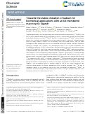 Cover page: Towards the stable chelation of radium for biomedical applications with an 18-membered macrocyclic ligand