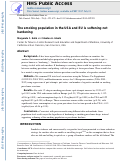 Cover page: The smoking population in the USA and EU is softening not hardening