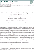 Cover page: Time Points: A Gestural Study of the Development of Space–Time Mappings