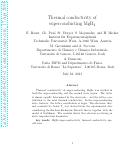 Cover page: Thermal conductivity of superconducting UPt3