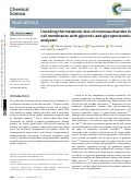 Cover page: Unveiling the metabolic fate of monosaccharides in cell membranes with glycomic and glycoproteomic analyses