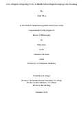 Cover page: Civics English: Integrating Civics in Middle School English Language Arts Teaching