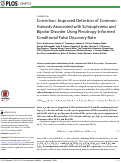 Cover page: Correction: Improved Detection of Common Variants Associated with Schizophrenia and Bipolar Disorder Using Pleiotropy-Informed Conditional False Discovery Rate.