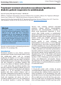 Cover page: Treatment-resistant ulcerative necrobiosis lipoidica in a diabetic patient responsive to ustekinumab