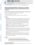 Cover page: When Should Instrumentation to the Pelvis be Considered in Minimally Ambulatory Adolescents With Neuromuscular Scoliosis?