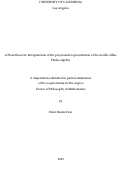 Cover page: A Floer-theoretic interpretation of the polynomial representation of the double affine Hecke algebra