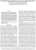 Cover page: Evaluating human-like similarity biases at every scale in Large Language Models: Evidence from remote and basic-level triads.