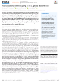 Cover page: Transcriptional drift in aging cells: A global decontroller.