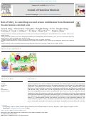 Cover page: Role of MnO2 in controlling iron and arsenic mobilization from illuminated flooded arsenic-enriched soils