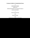Cover page: Development of Inhibitors for Phosphatidylinositol Kinases
