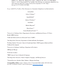 Cover page: Project ImPACT for Toddlers: Pilot outcomes of a community adaptation of an intervention for autism risk