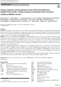 Cover page: Theory, methods, and operational results of the Young Womens Health History Study: a study of young-onset breast cancer incidence in Black and White women.