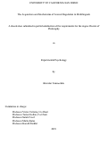 Cover page: The Acquisition and Mechanisms of Lexical Regulation in Multilinguals