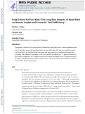 Cover page: Prep School for Poor Kids: The Long-Run Impacts of Head Start on Human Capital and Economic Self-Sufficiency.