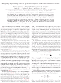 Cover page of Mitigating Depolarizing Noise on Quantum Computers with Noise-Estimation Circuits