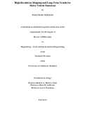 Cover page: High-Resolution Mapping and Long-Term Trends for Motor Vehicle Emissions