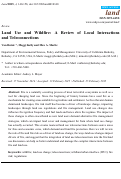 Cover page: Land Use and Wildfire: A Review of Local Interactions and Teleconnections