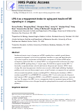 Cover page: LPD-3 as a megaprotein brake for aging and insulin-mTOR signaling in C.&nbsp;elegans.