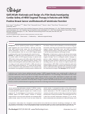 Cover page: SAFE-HEaRt: Rationale and Design of a Pilot Study Investigating Cardiac Safety of HER2 Targeted Therapy in Patients with HER2-Positive Breast Cancer and Reduced Left Ventricular Function.