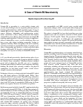 Cover page: A Case of Vitamin B6 Neurotoxicity