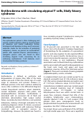 Cover page: Erythroderma with circulating atypical T-cells, likely Sézary syndrome