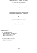 Cover page: An Event-Related Potential Investigation of Orthographic Precision