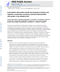 Cover page: Expectations about future health and longevity in Kenyan and Ugandan communities receiving a universal test-and-treat intervention in the SEARCH trial