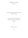 Cover page: The Interpersonal Organization of Failure and Knowledge in Mathematics Tutoring