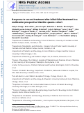 Cover page: Response to second treatment after initial failed treatment in a multicenter prospective infantile spasms cohort