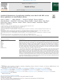 Cover page: Gendered dimensions of population mobility associated with HIV across three epidemics in rural Eastern Africa.