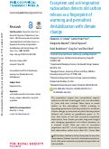 Cover page: Ecosystem and soil respiration radiocarbon detects old carbon release as a fingerprint of warming and permafrost destabilization with climate change