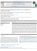 Cover page: Assessment of human papillomavirus vaccination rates of adolescents in California, 2018–2019