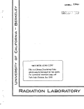 Cover page: THE COMPLEX ALPHA SPECTRA OF Am241 AND Cm242