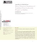 Cover page: Direct Numerical Simulation of Turbulent Flows Laden with Droplets or Bubbles