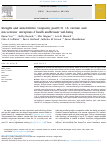 Cover page: Strengths and vulnerabilities: Comparing post-9/11 U.S. veterans’ and non-veterans’ perceptions of health and broader well-being