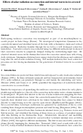 Cover page: Effects of solar radiation on convective plumes and internal waves in ice covered lakes