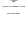 Cover page: The Influence of Protégé-Mentor Relationships and Social Networks on Women Doctoral Students' Academic Career Aspirations in Physical Sciences and Engineering