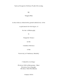 Cover page: System Design for Software Packet Processing